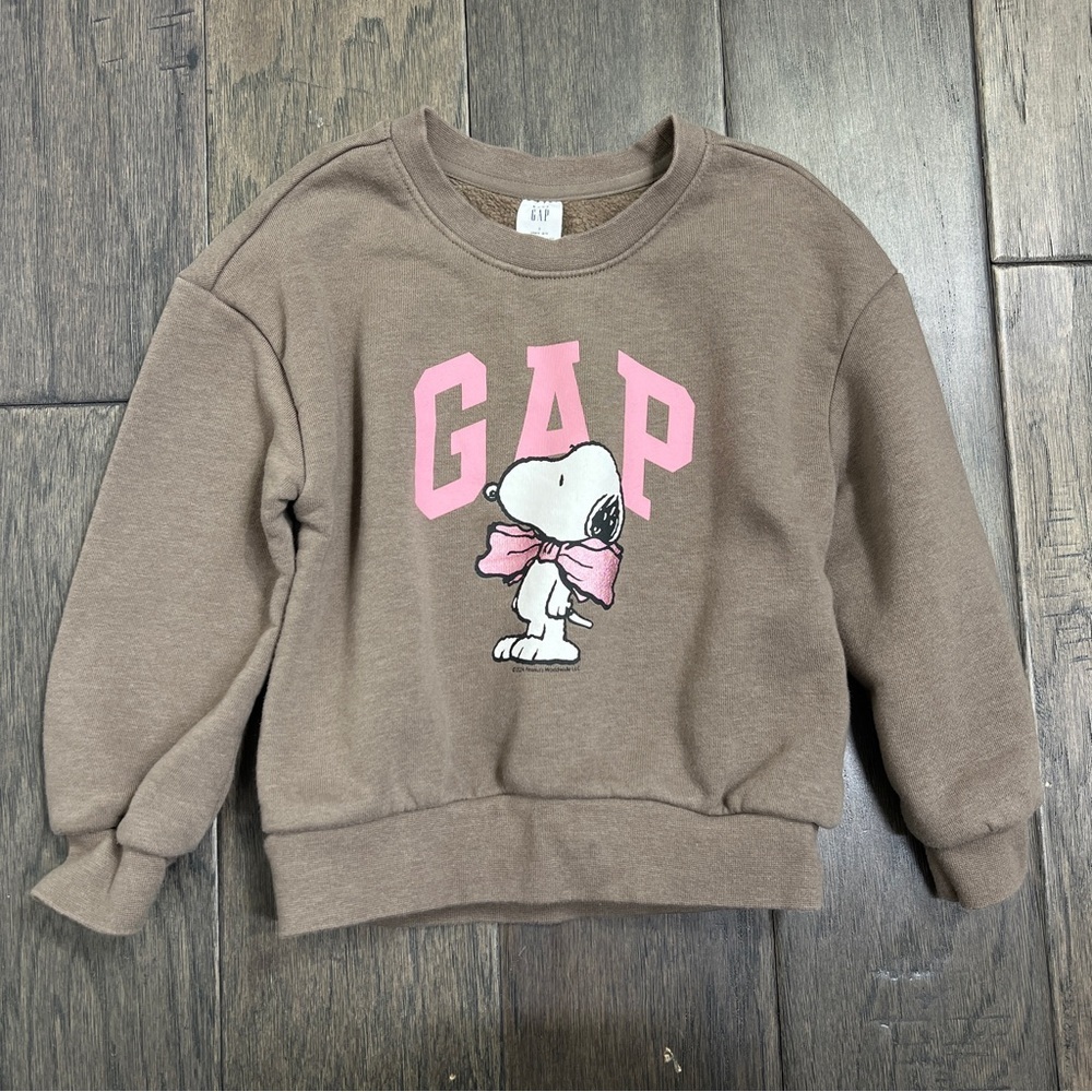 Gap Toddler Peanuts Logo Sweatshirt Snoopy